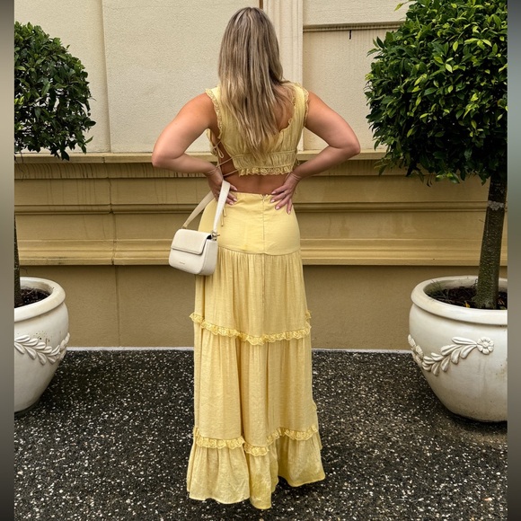 Mura boutique lemon set - worn one time for pictures! Like new - Picture 3 of 3